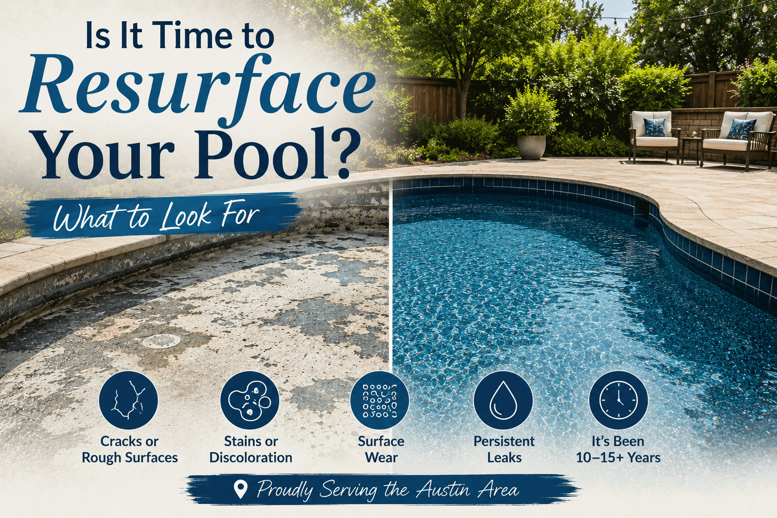 Signs it's Time to Resurface Your Pool